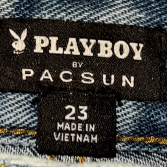 Playboy PacSun Ripped High Waist Baggy Jeans - Picture 8 of 9